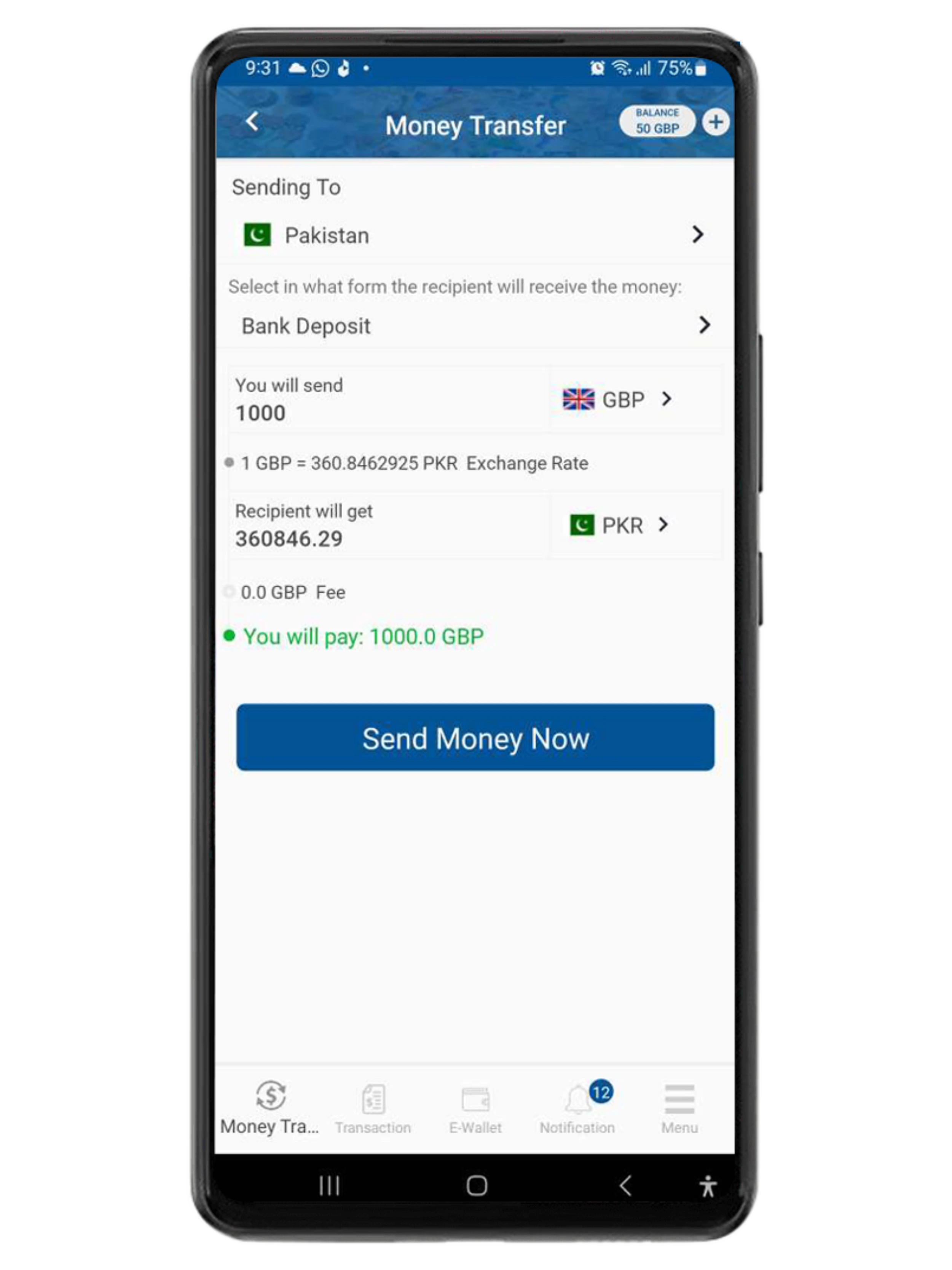 Simple Transfer Simple way to send and receive money